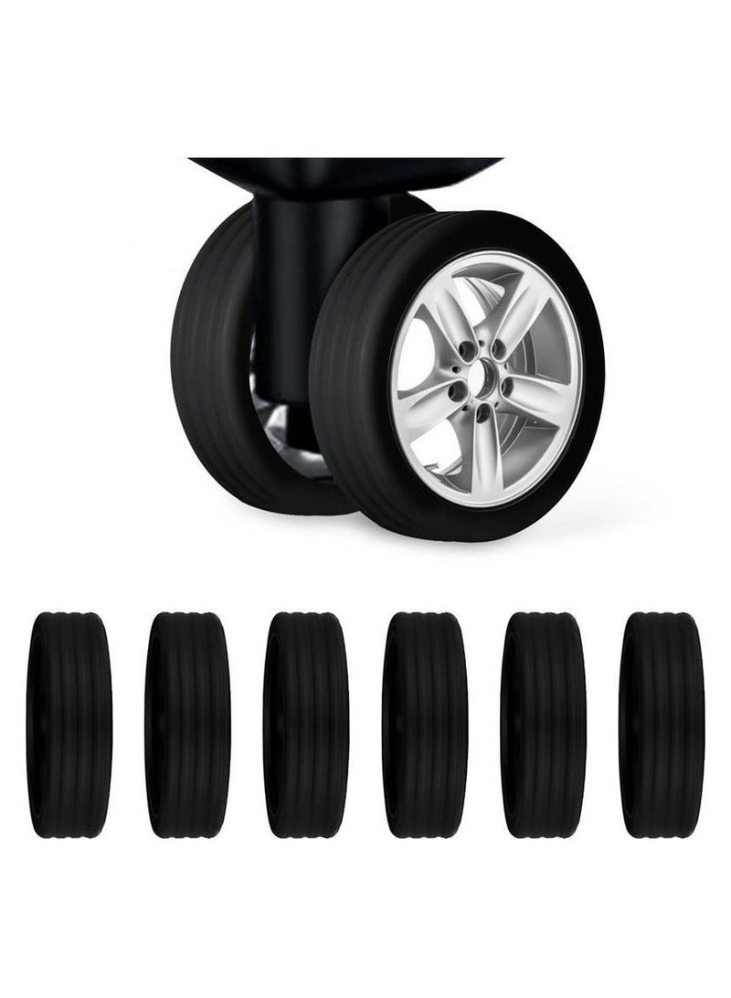 8 Pack Luggage Wheel Covers and  Silicone Carry on Luggage Suitcase Wheels Protector for Most Spinner Wheels Luggage Set - Image 1